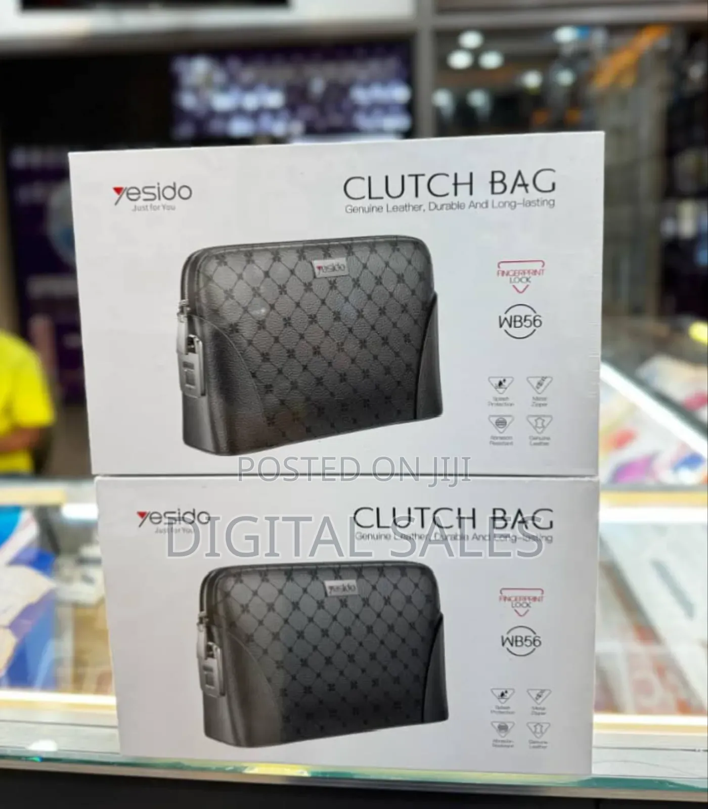 Yesido Fringerprint Lock Leather