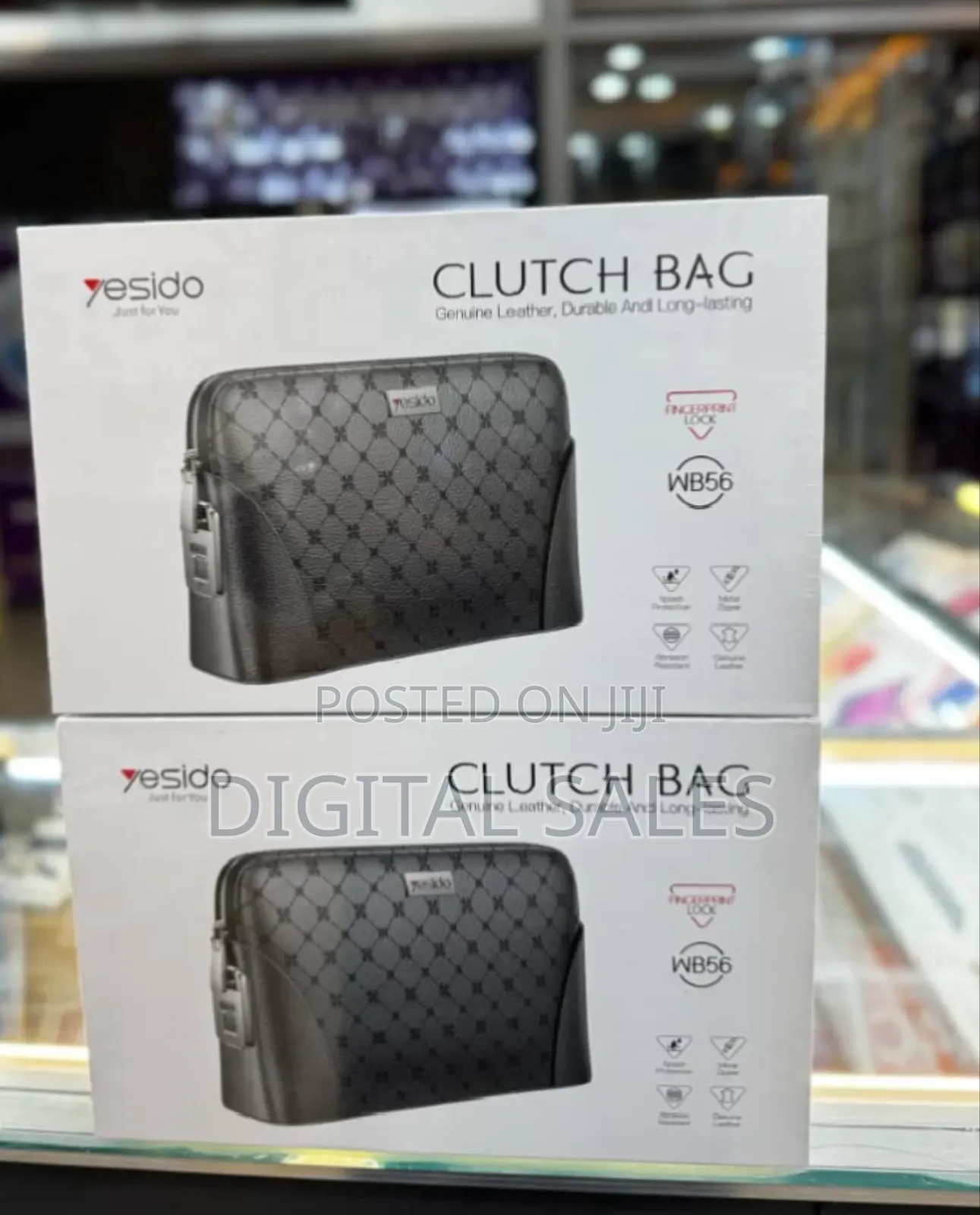 Yesido Fringerprint Lock Leather