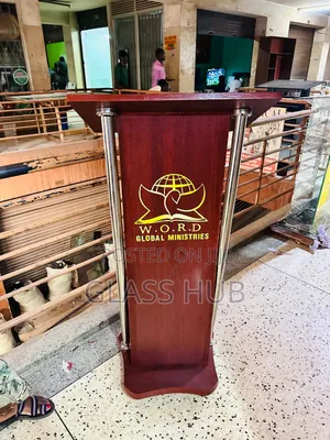 Photo - Portable Wooden Podium