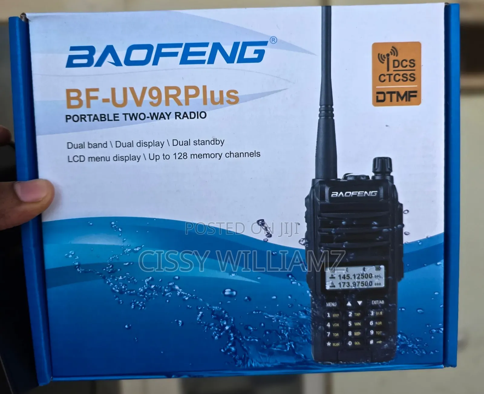 Baofeng Walkie Talkie Uv-9r Plus Two Way Radio Call