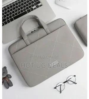 Photo - Laptop Bag Upto 14inch" Shoulder Man Women Case-gray/Cream