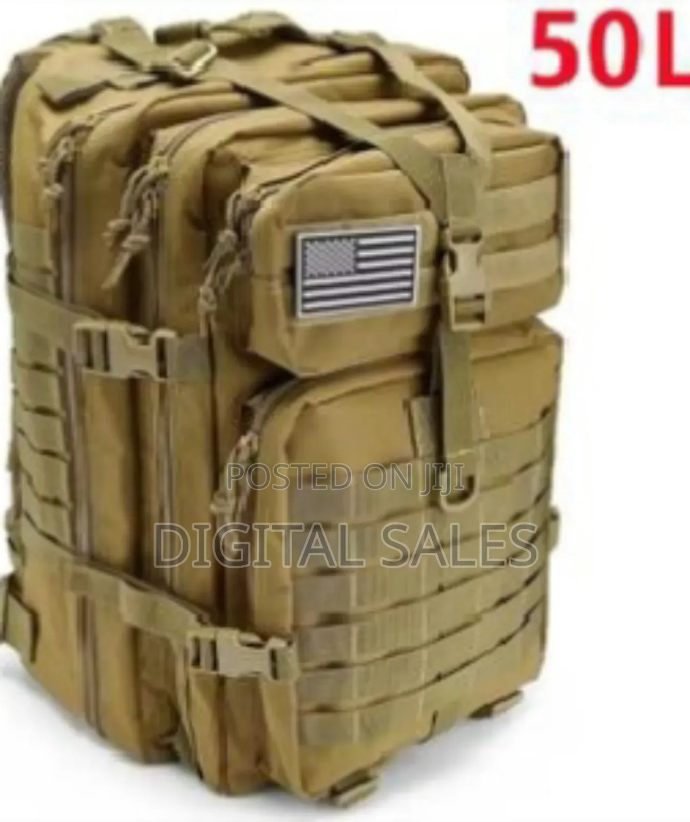 50l Large Capacity Military Tactical Rucksack Backpack