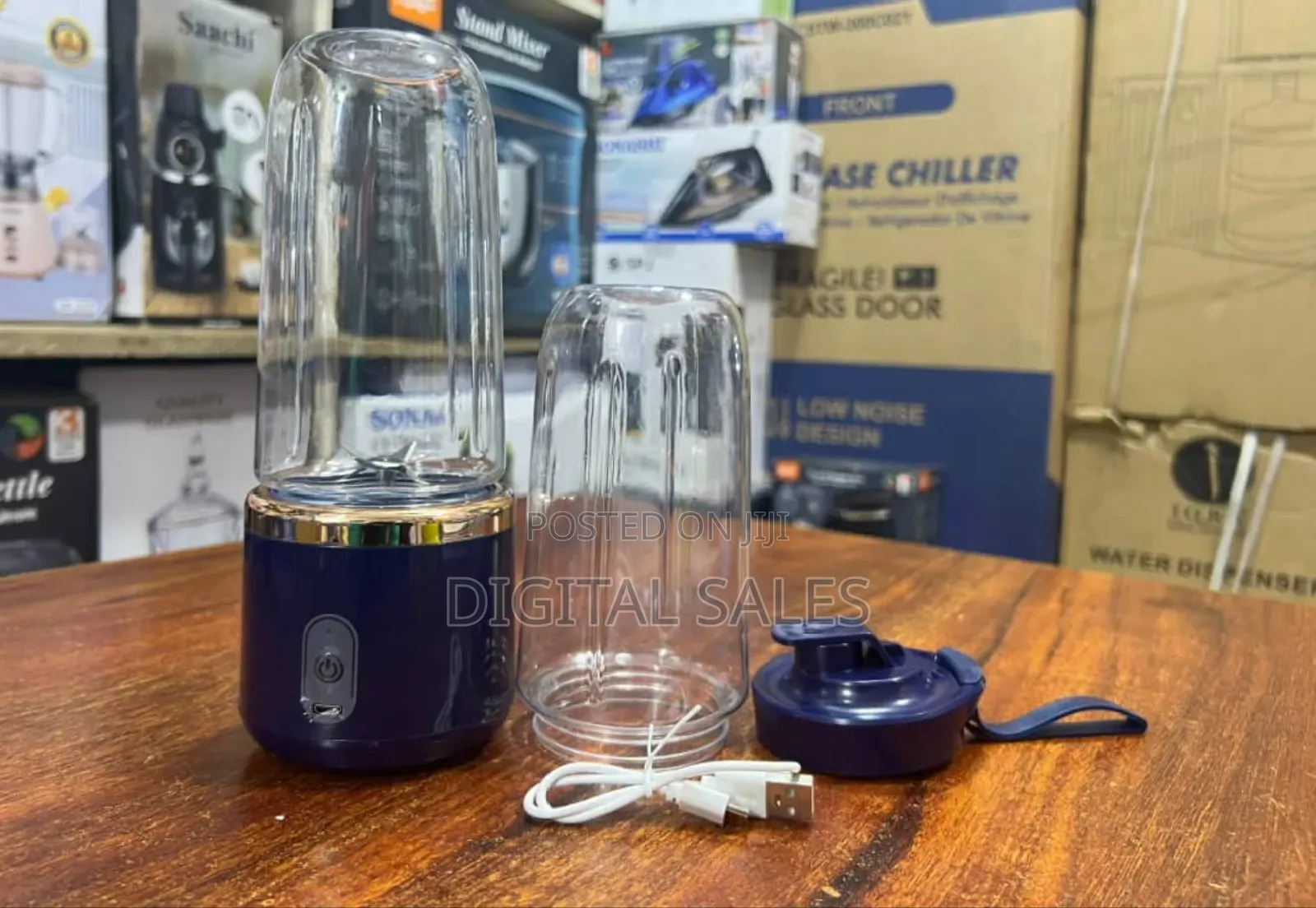 Electric Wireless Juice Maker Mini Portable Cordless Juicer