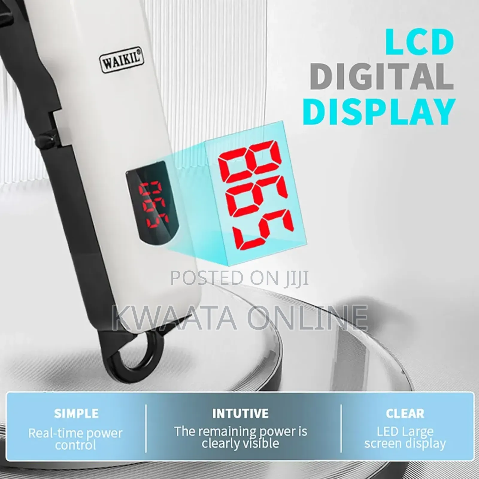 Waikil 809 Cordless Professional Rechargeable Hair Clipper