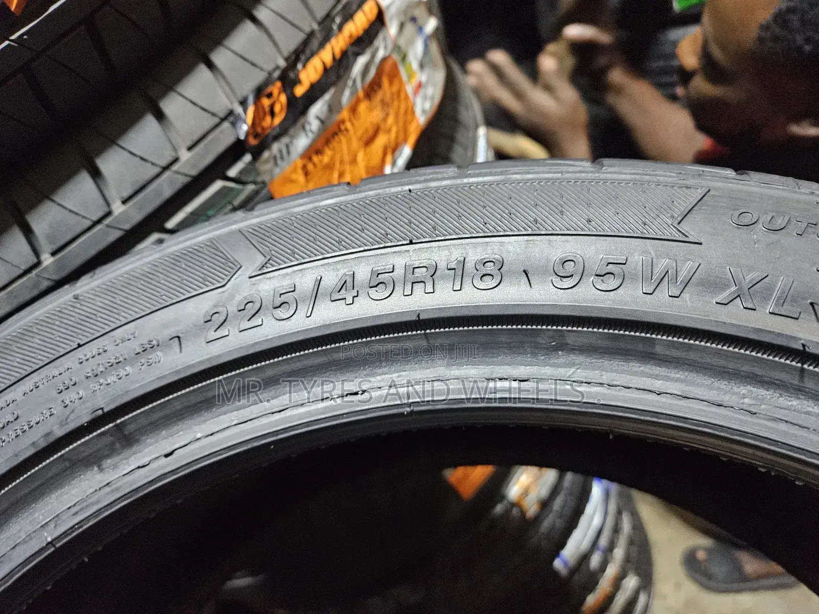 225 45 R18 Used but Still Gd Tires We Can Swap With Urs