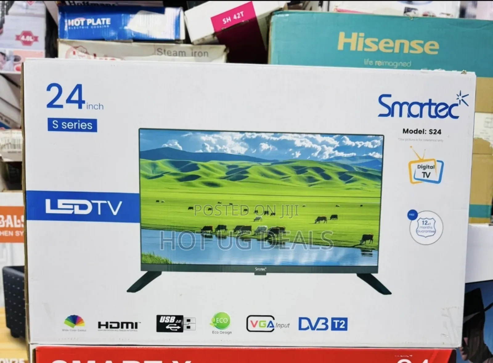 24inch Smartec Digital Tv With Inbuilt Free To Air