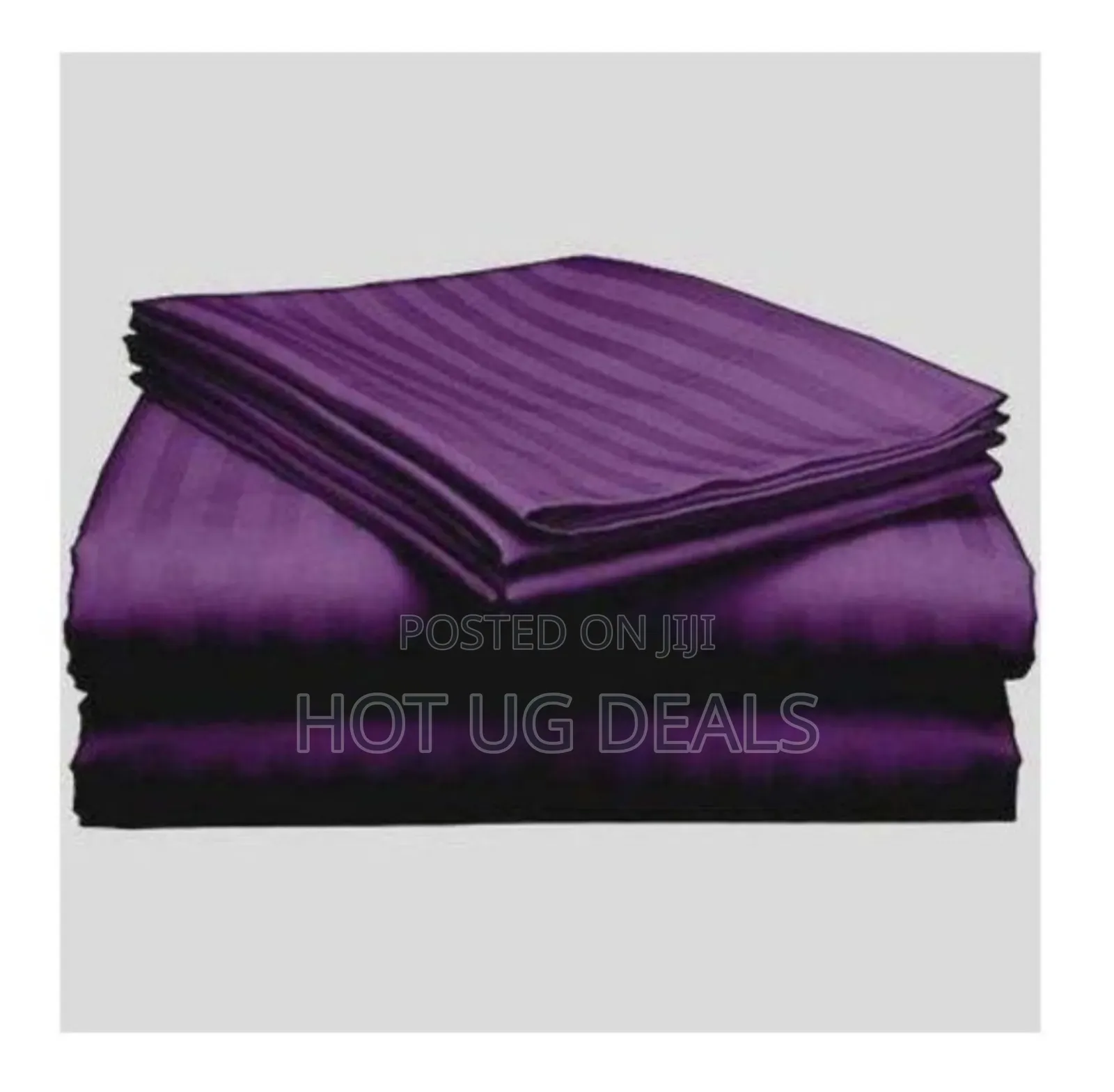 5x6 4pcs Egyptian Stripped Bedsheets With 2 Pillowcases