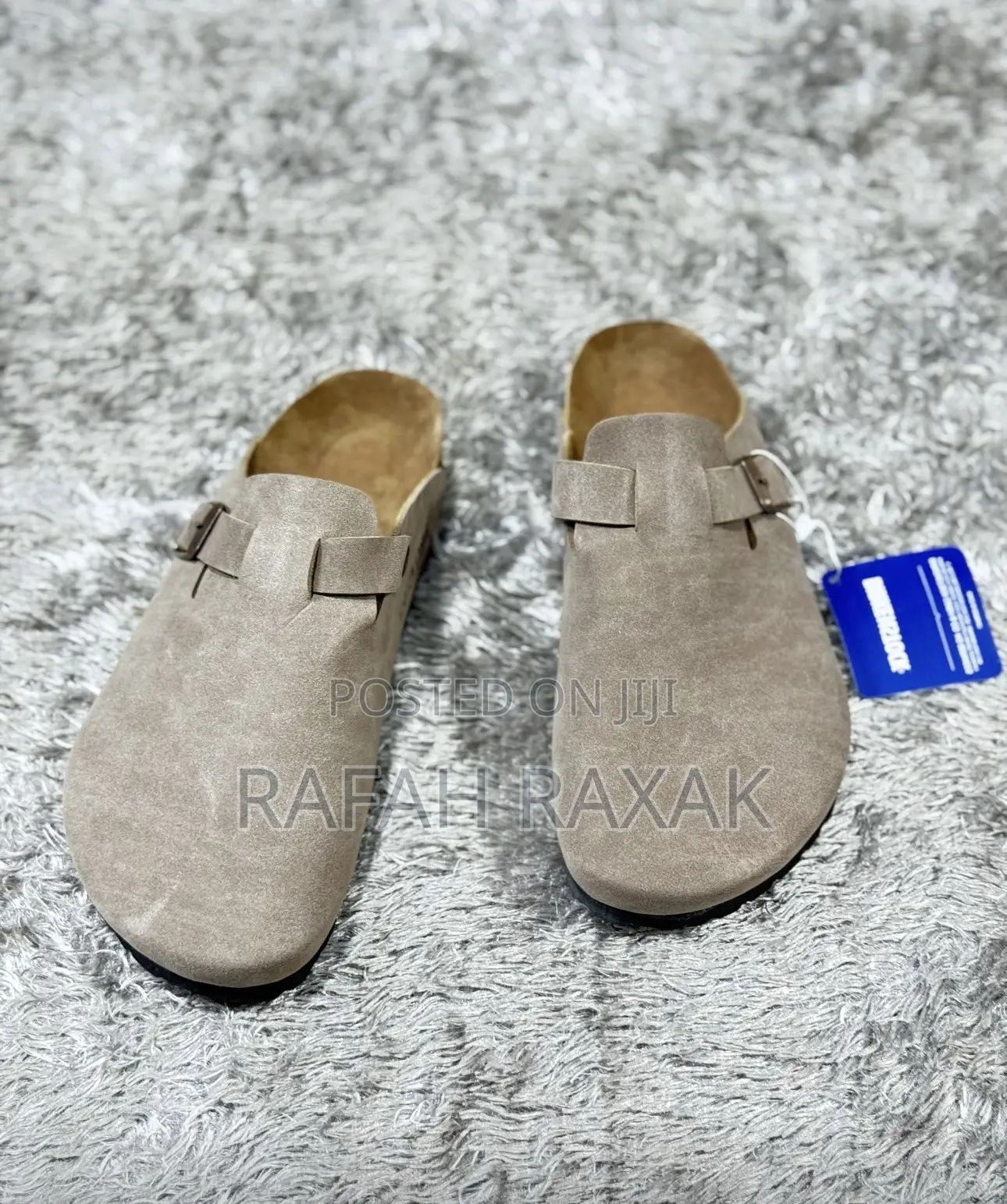 Men’S Classic Beige Clog Birkenstock Boston Sandals