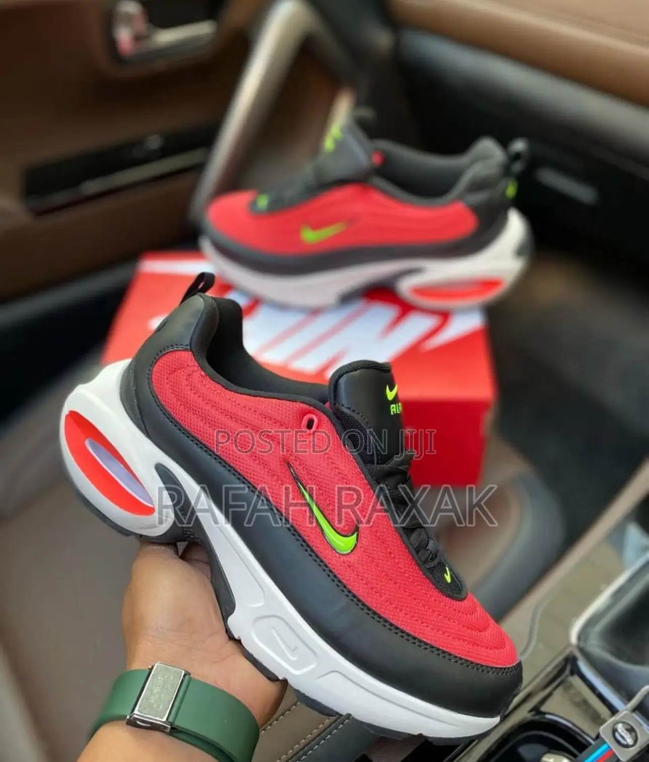 Original Red/Black/White Nike Air Max Portal Sneakers