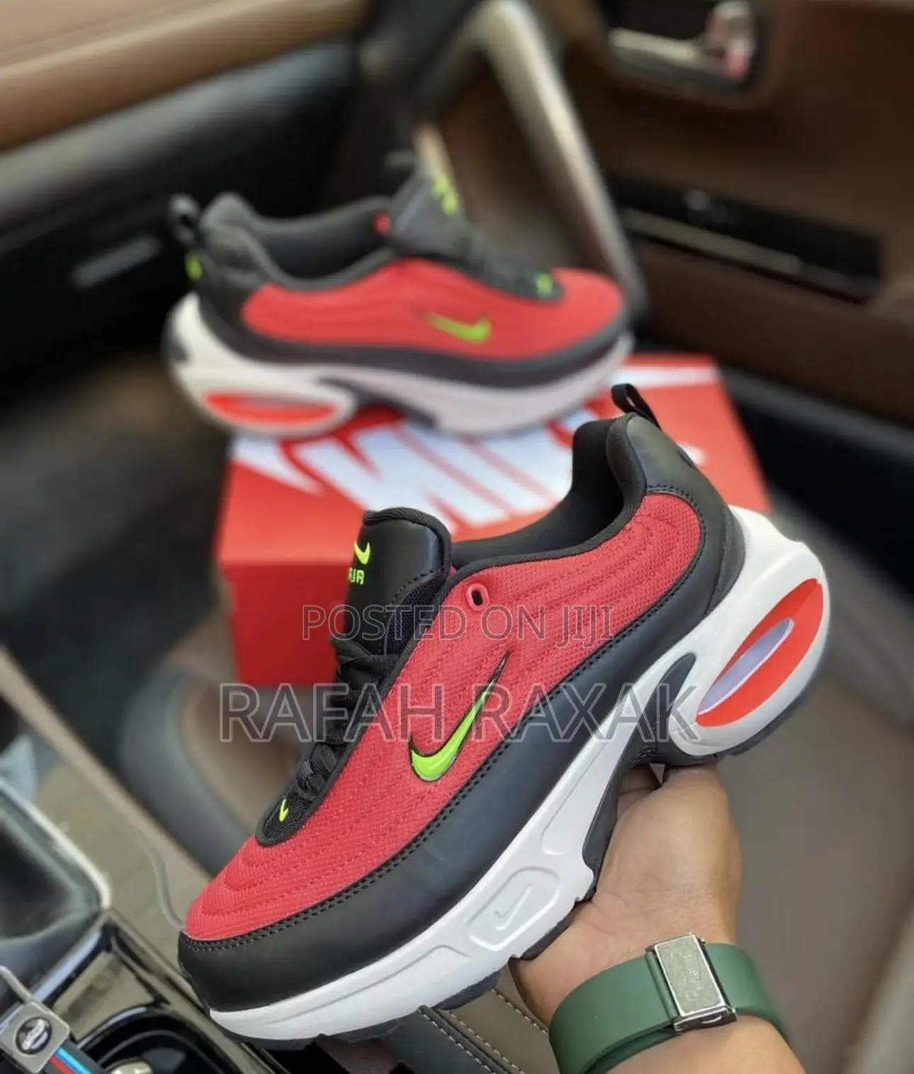 Original Red/Black/White Nike Air Max Portal Sneakers