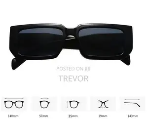 Original Designer Classic Rectangular Sunglasses