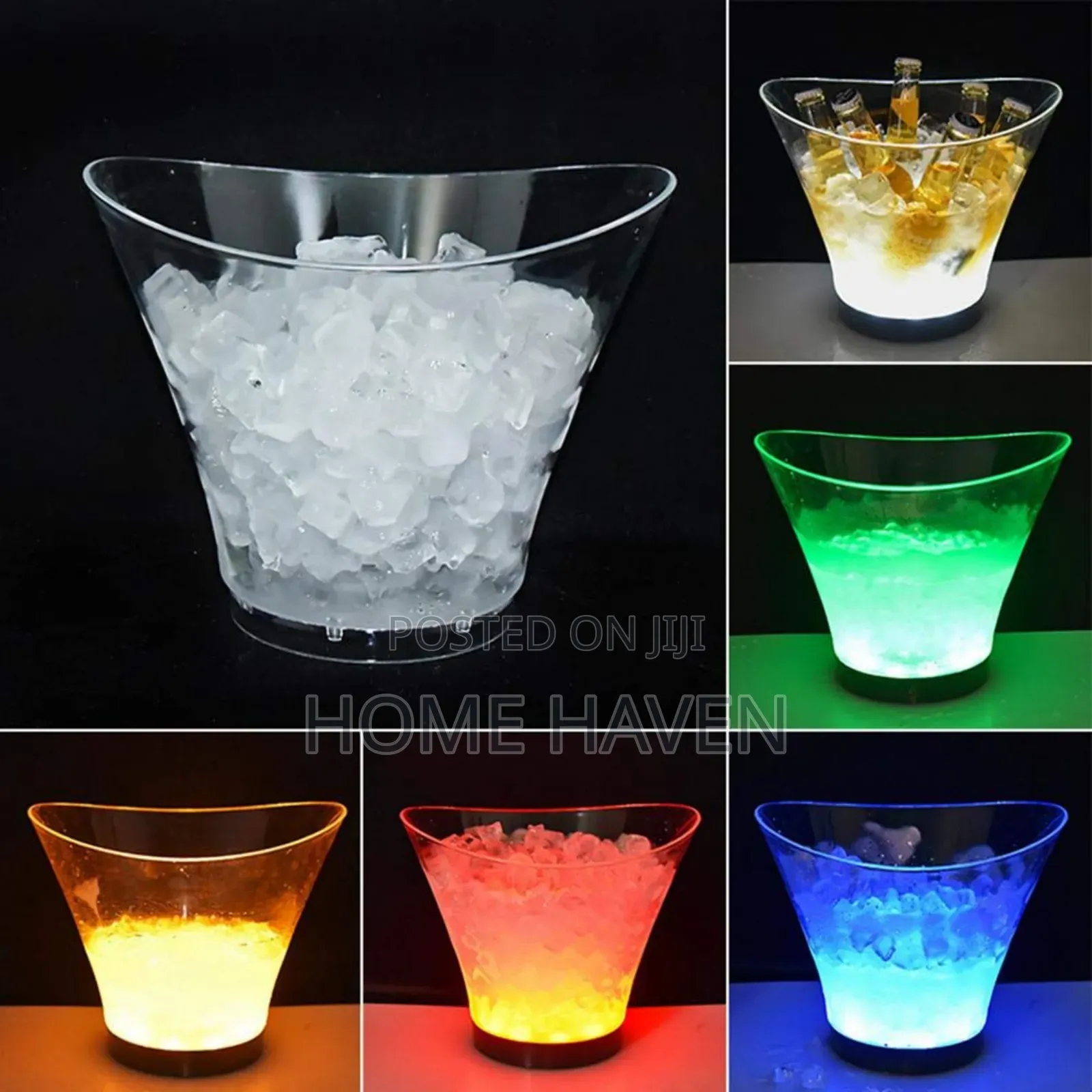 6l Led Acrylic Ice Bucket