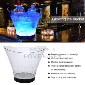 6l Led Acrylic Ice Bucket