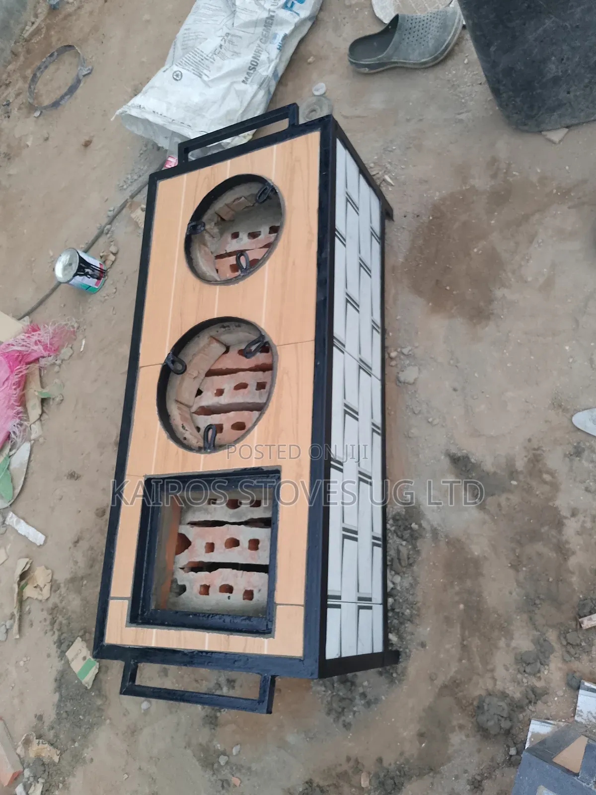 Combo of Charcoal Stove and Roasting Grill