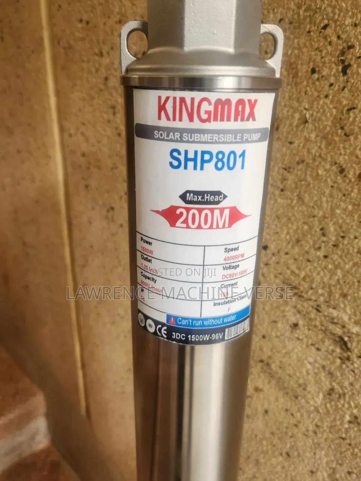 Solar Water Pump 200m Head 1500 Watts