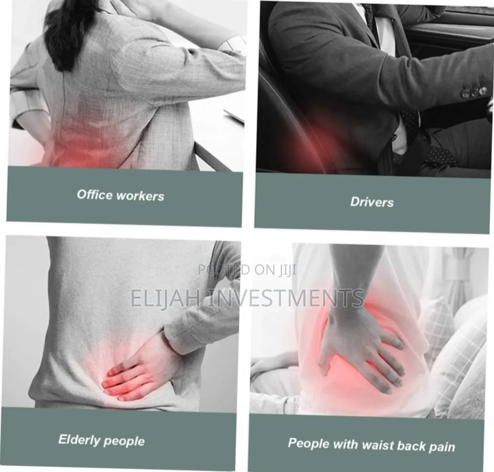 Neck Waist Multifunction Massage Pillow