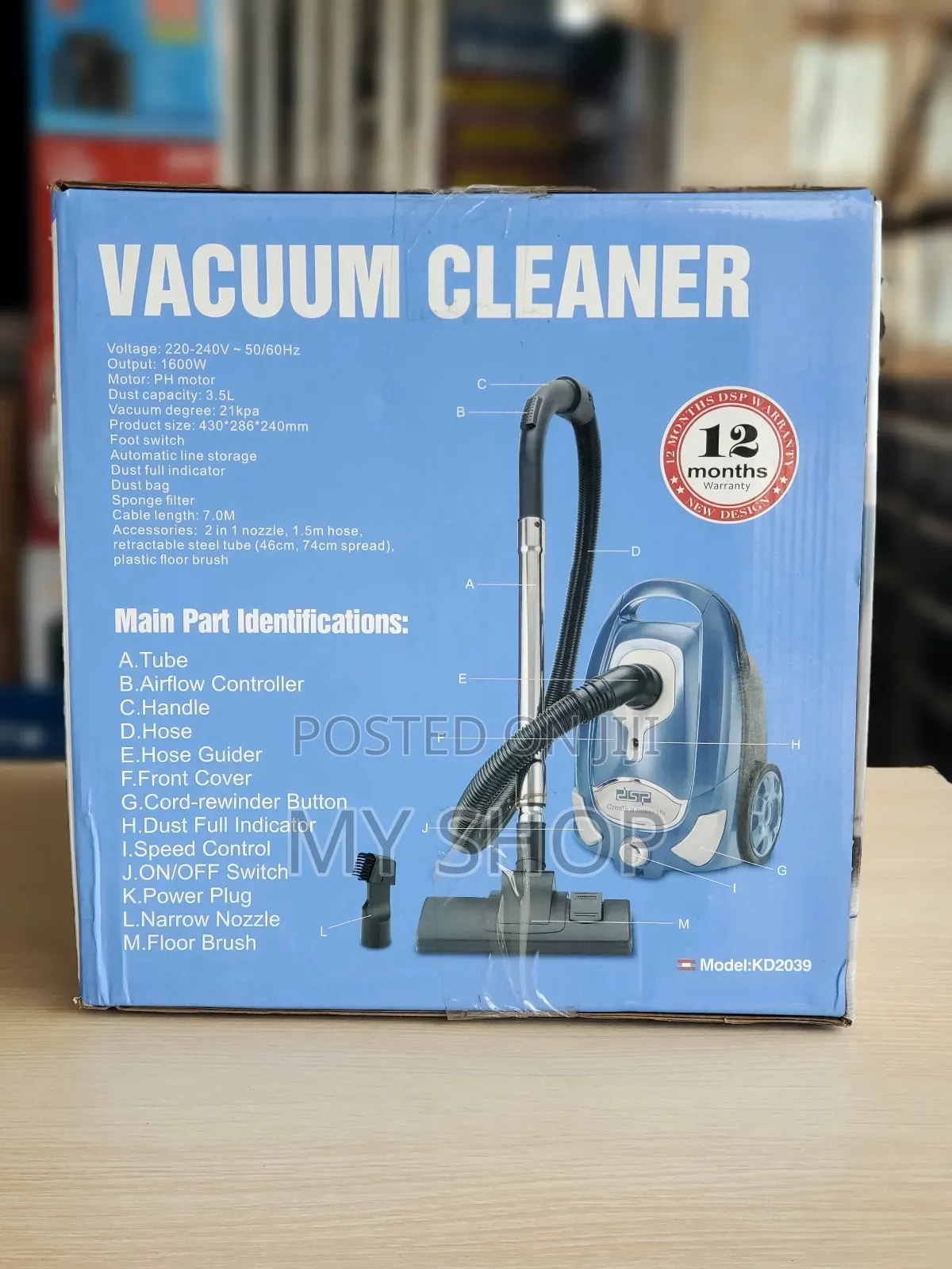 Vacuum Cleaner DSP Kd2039