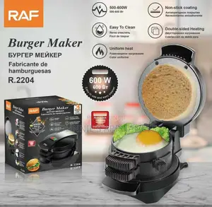 Raff Electric Burger Maker Machine 600w