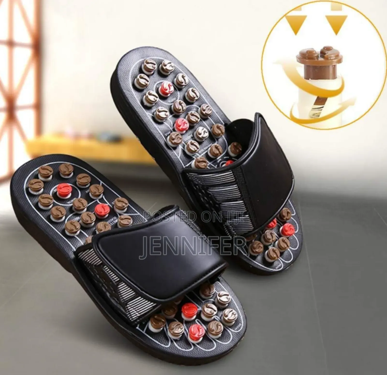 Reflective Massage Slippers