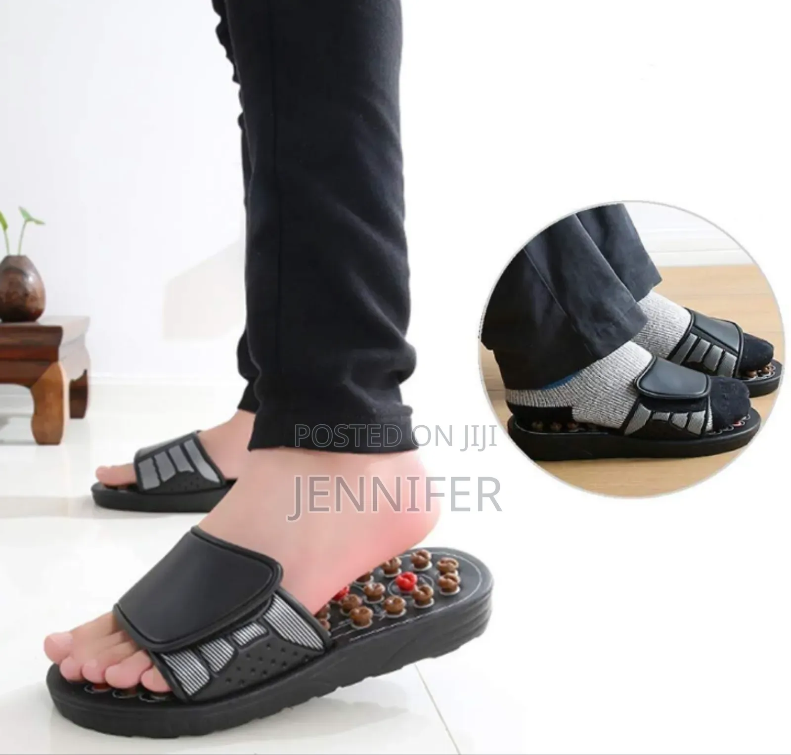 Reflective Massage Slippers