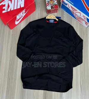 Plain Black Long Sleeved Tshirt