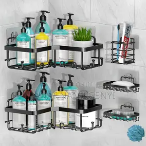 Stainless Steel 5 Piece Shower Caddy