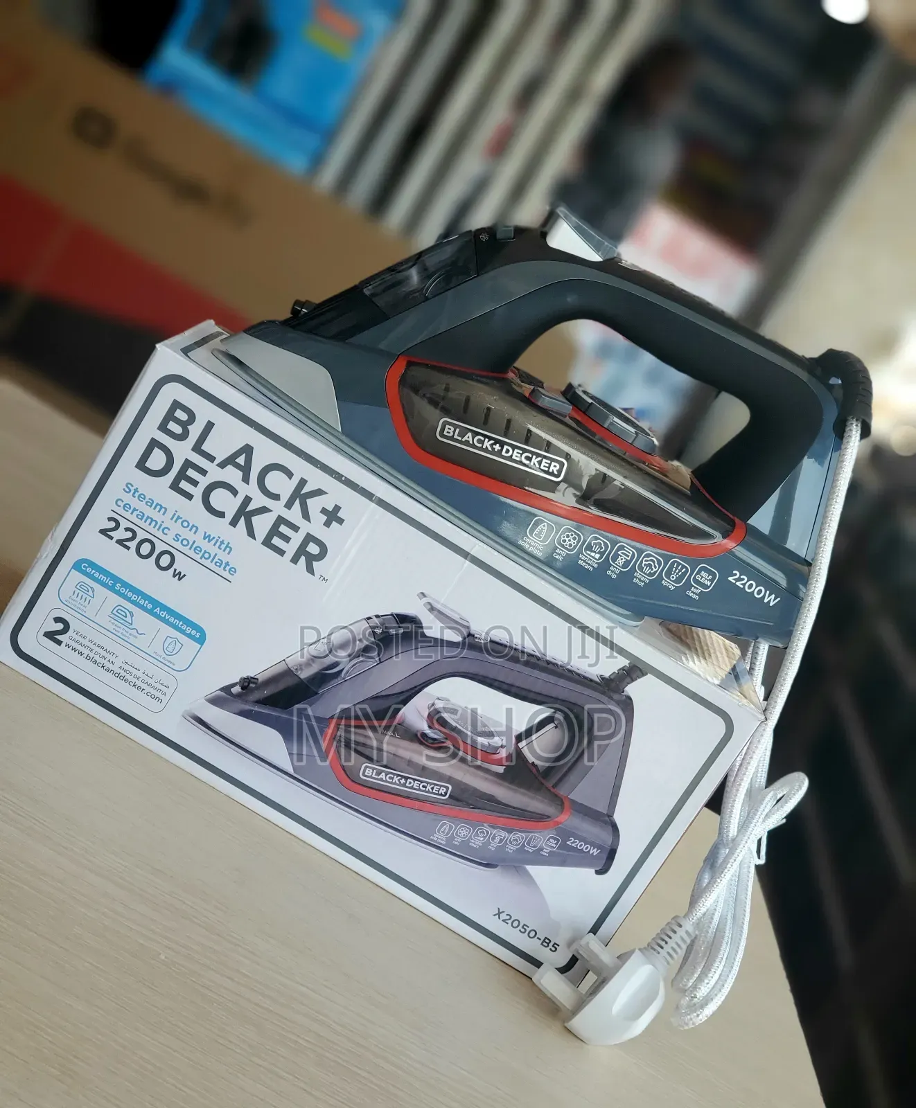 Black+Decker Steam Iron X2050-B5