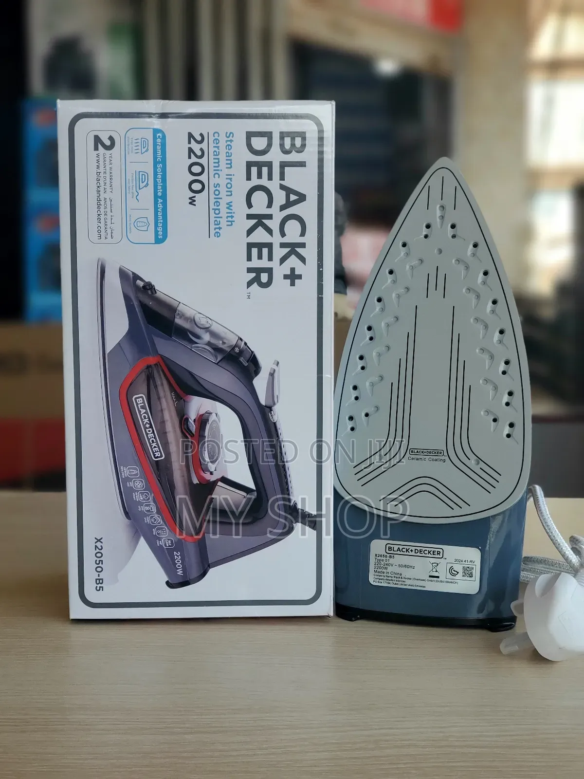 Black+Decker Steam Iron X2050-B5