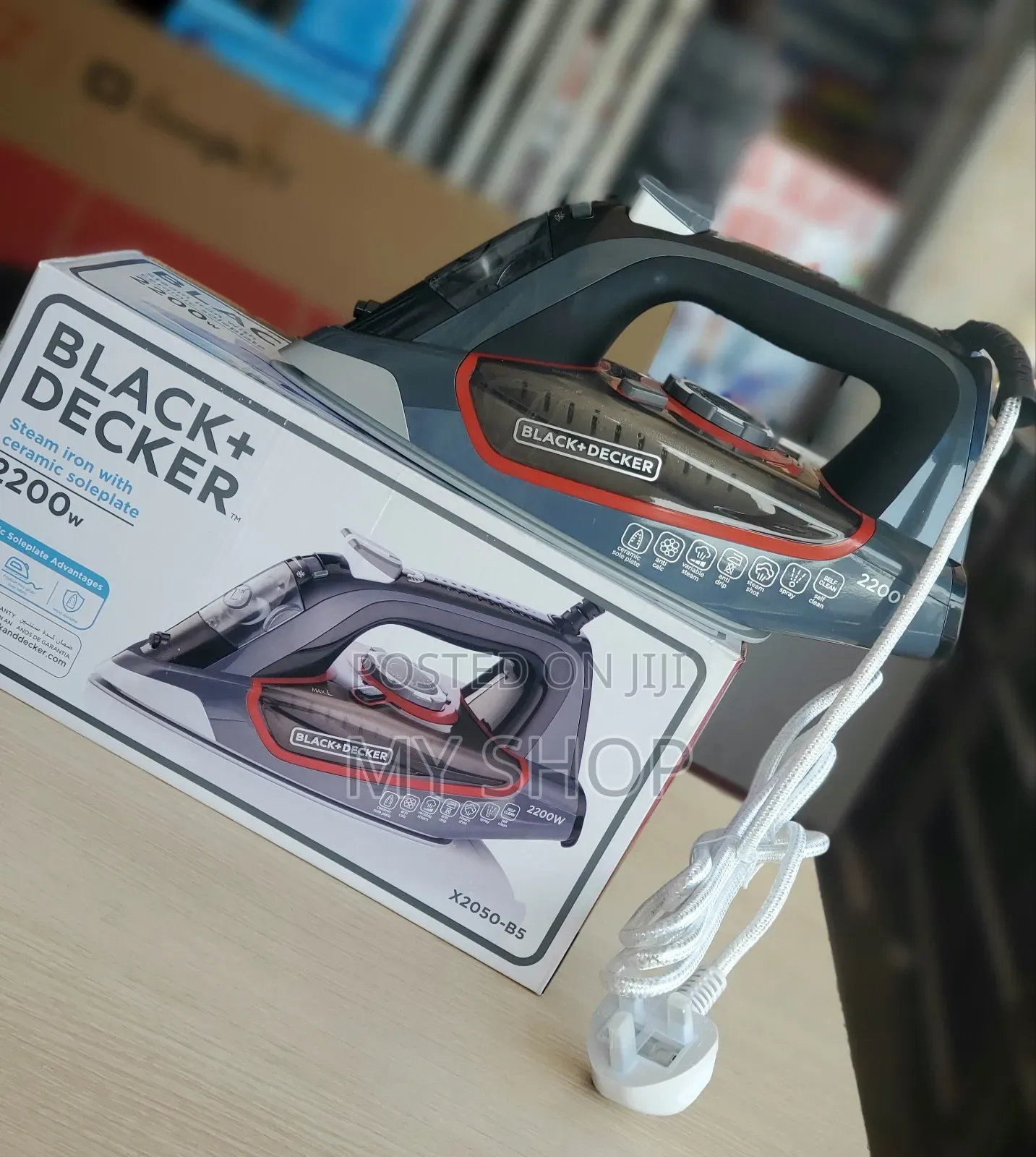 Black+Decker Steam Iron X2050-B5
