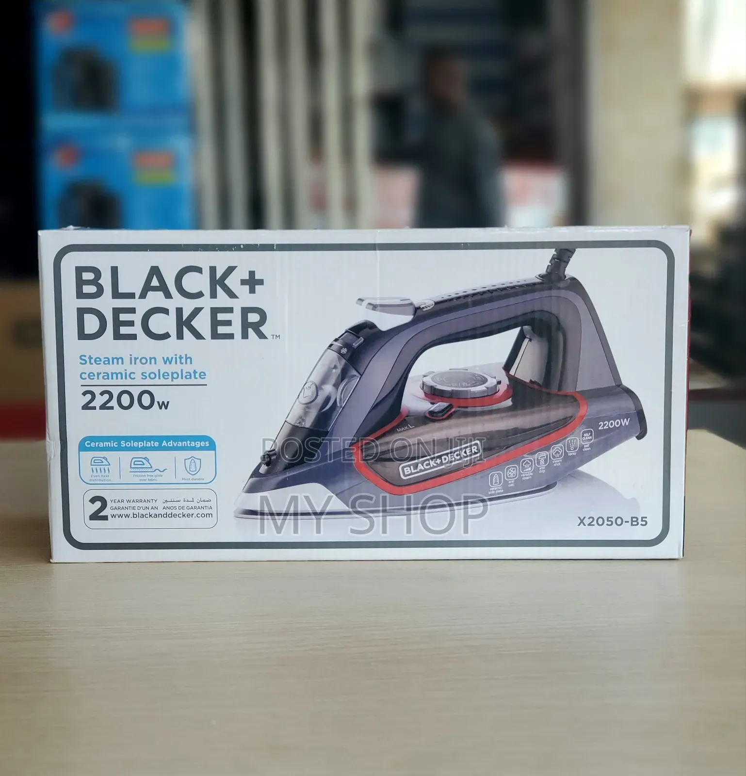 Black+Decker Steam Iron X2050-B5