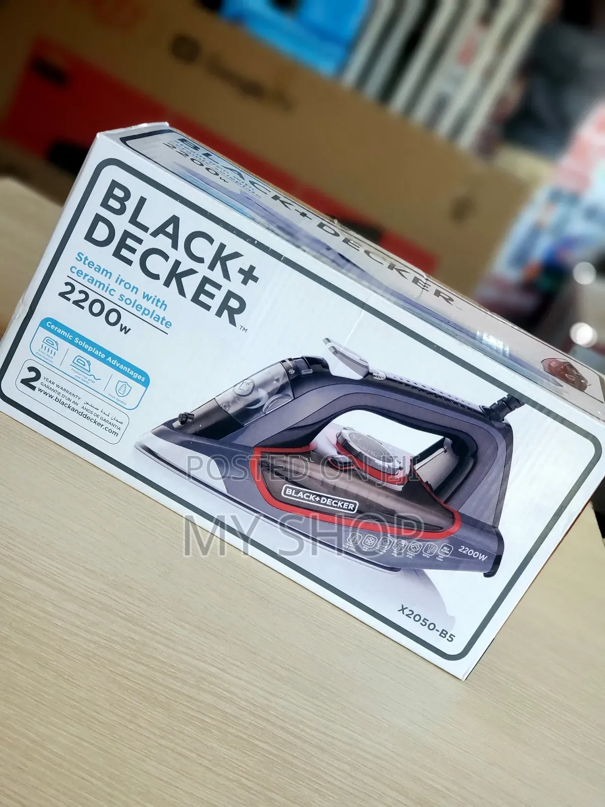 Black+Decker Steam Iron X2050-B5