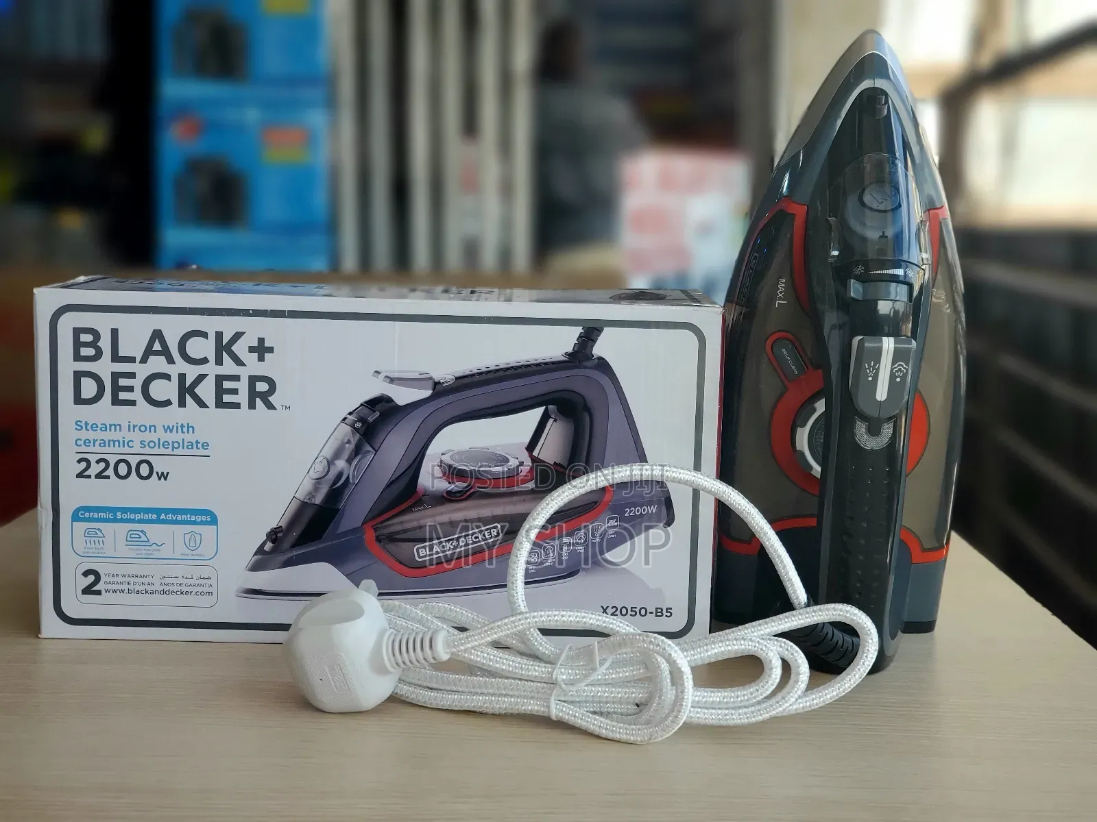 Black+Decker Steam Iron X2050-B5