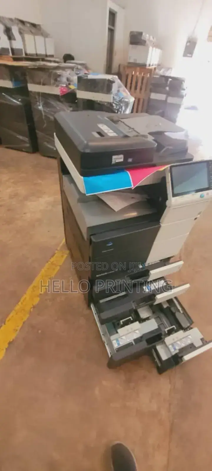 Bizhub C654 – Supports Multiple Paper Sizes