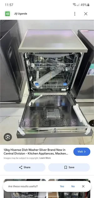 Hisense Dishwasher Standing 13 Place Setting With 8 Programs