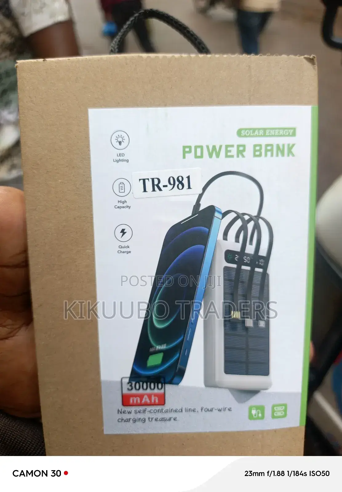 30000mah Solar Power Bank