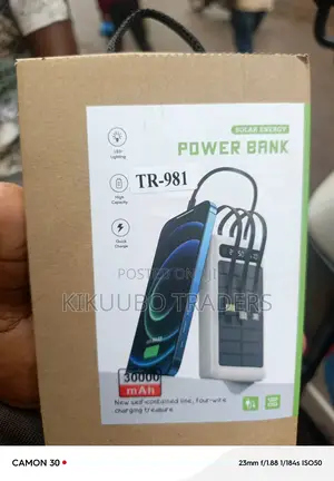 30000mah Solar Power Bank