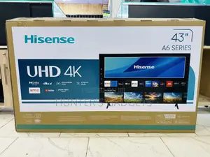 Hisense 43 Inch Smart Uhd A6 Series Brand Newtv Frameless