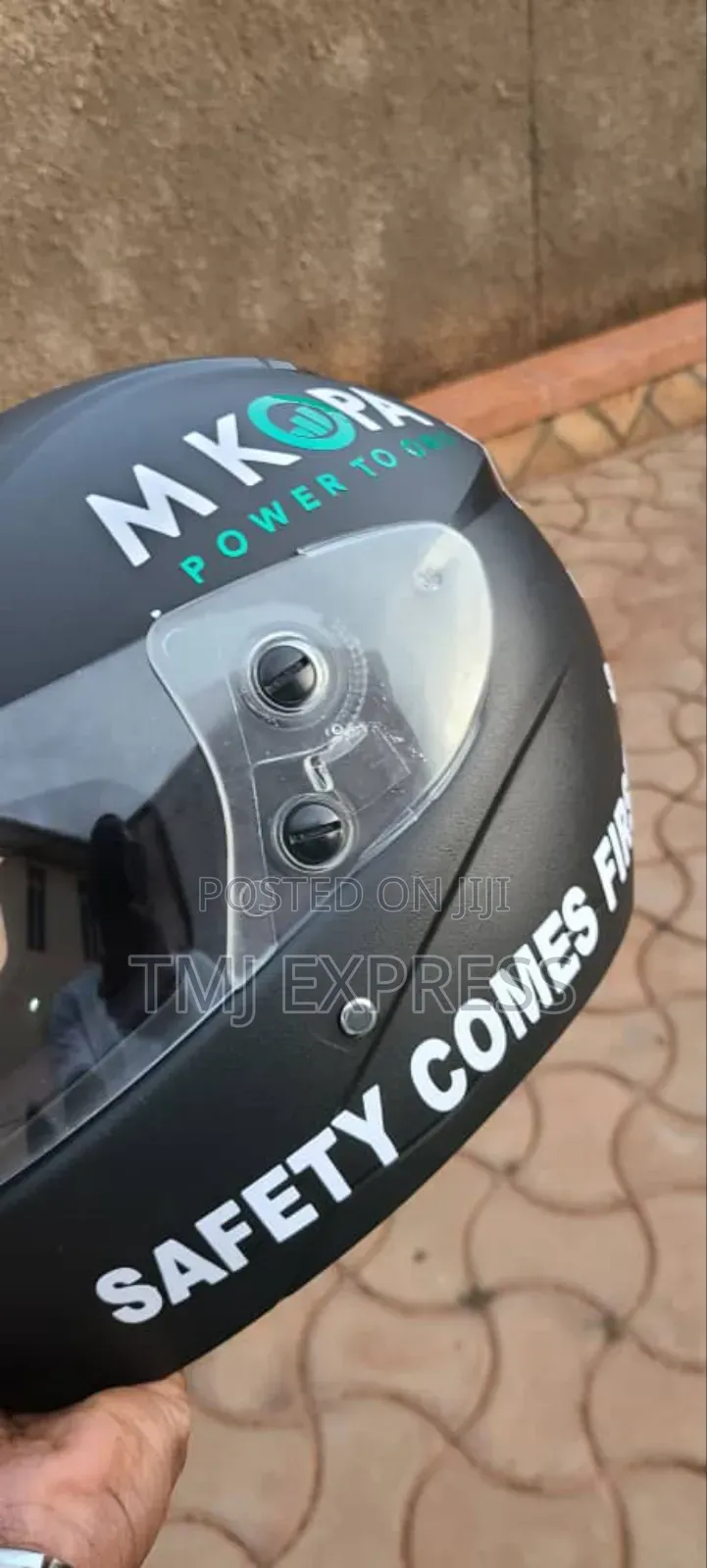 Branded Helmets With Stickers
