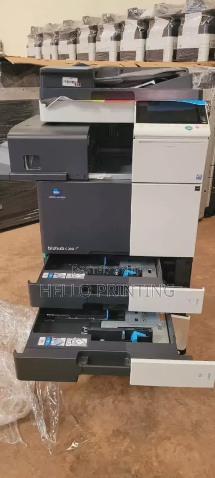 Color Sharpness Guaranteed - Bizhub C308. New Stock.