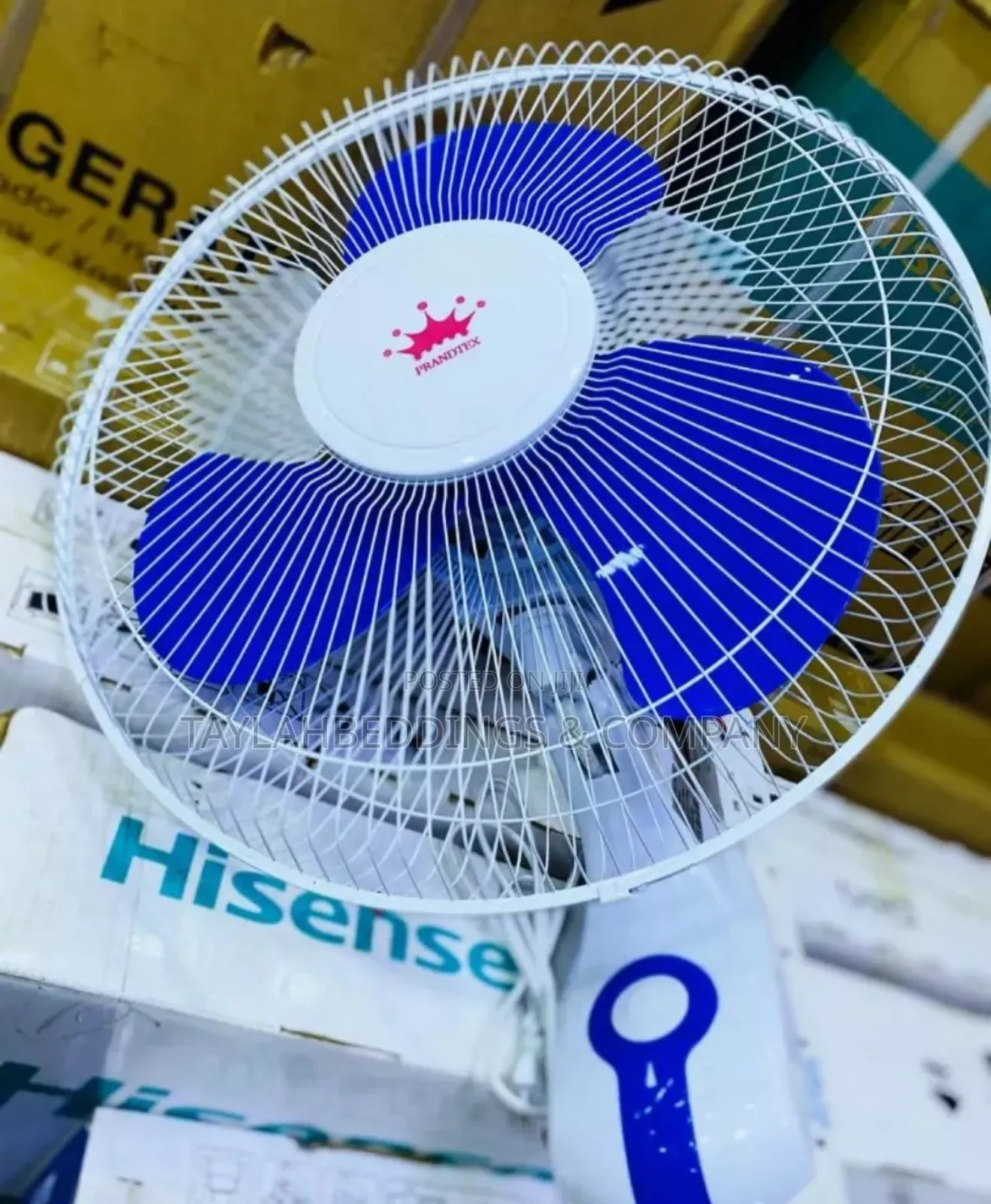 Buy 1 Get 1 Free Wall Fan, 16inch- Blue