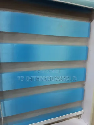 Blue Window Blinds