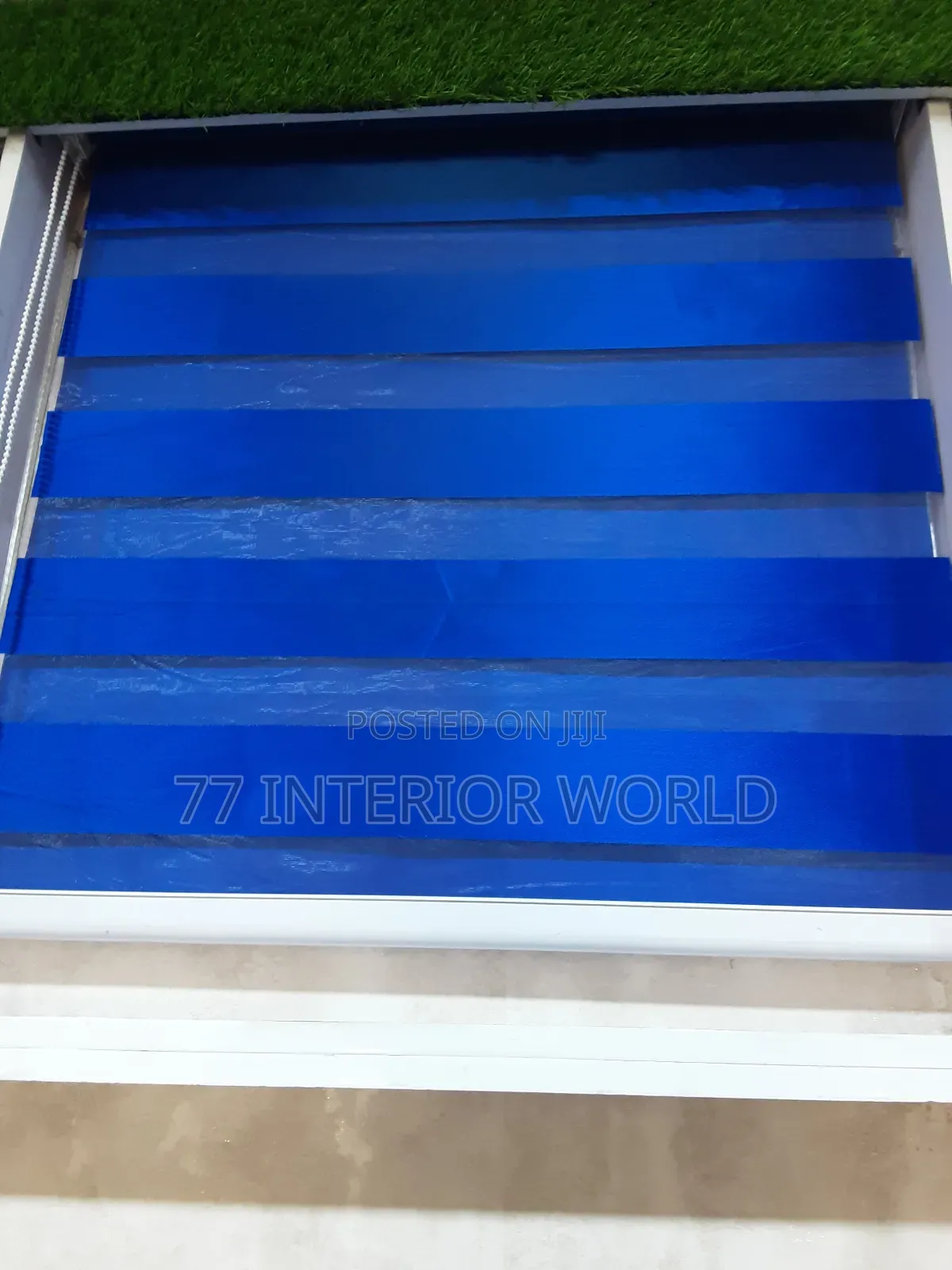 Blue Window Blinds