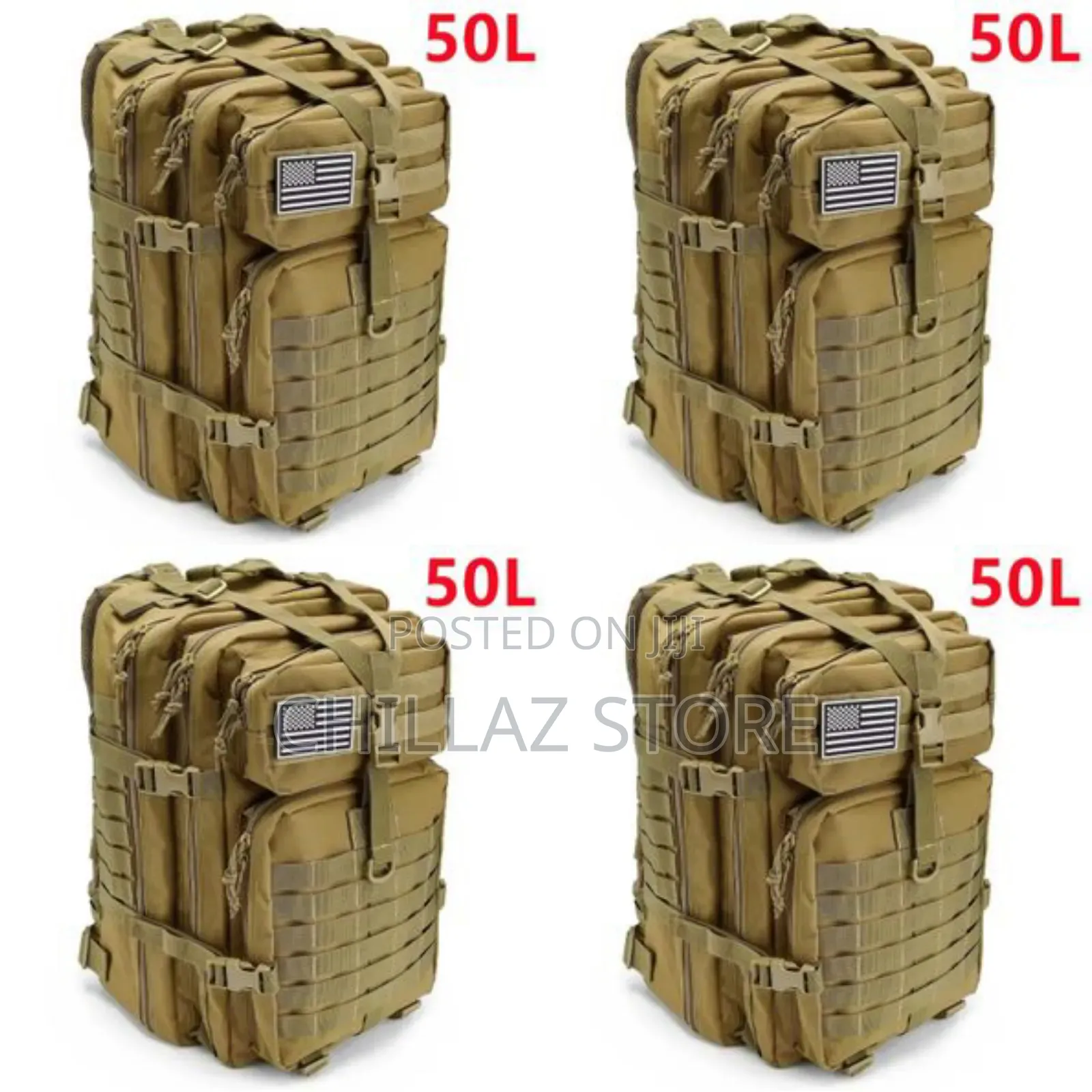 50l Large Capacity Tactical Military Backpack.