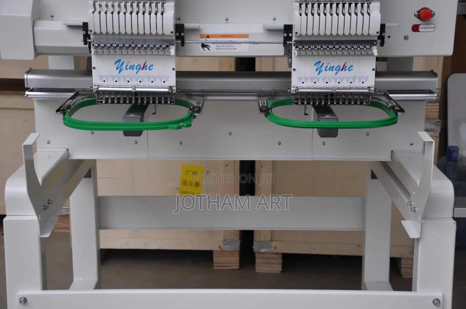 Brand New Two Heads Embroidery Genuine Machines