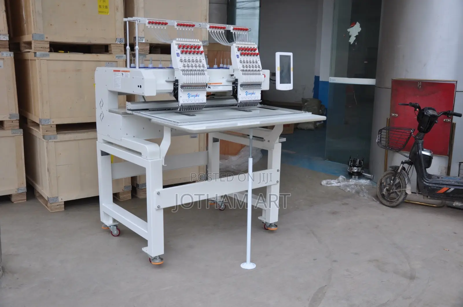 Touch Screen Embroidery Machine