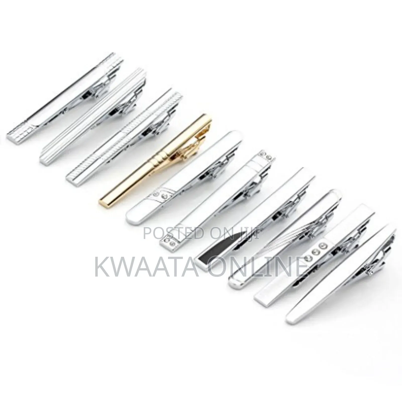 Tie Clip Classic Bar Male Necktie Clip Clasp Metal Jewelry