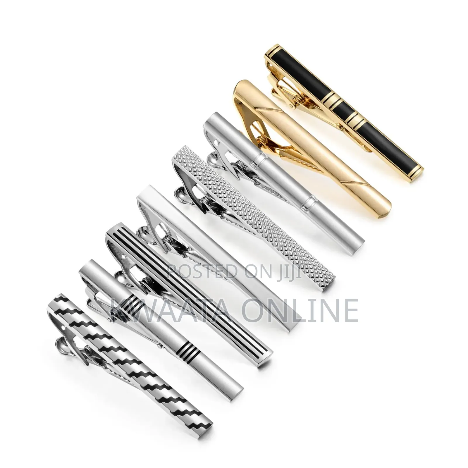 Tie Clip Classic Bar Male Necktie Clip Clasp Metal Jewelry