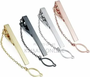 Tie Clip Classic Bar Male Necktie Clip Clasp Metal Jewelry