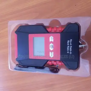 Hanging Weigh Scale Rechargeable Luggage Weighing Scale Black and Red