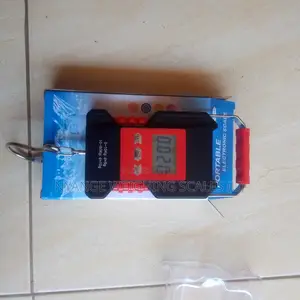 Rechargeable Weigh Luggage Weighing Scale Black and Red Weighing Scale